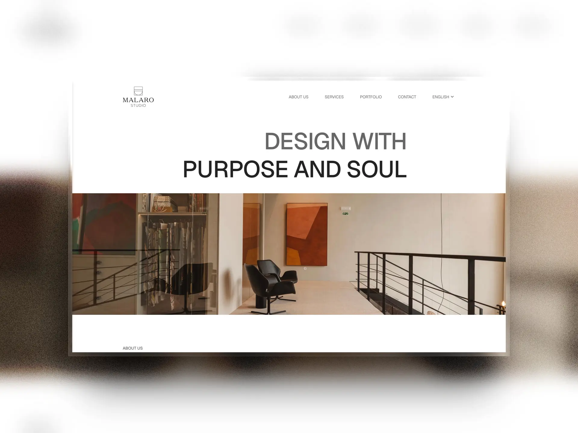 Captura del sitio web de Malaro Studio
